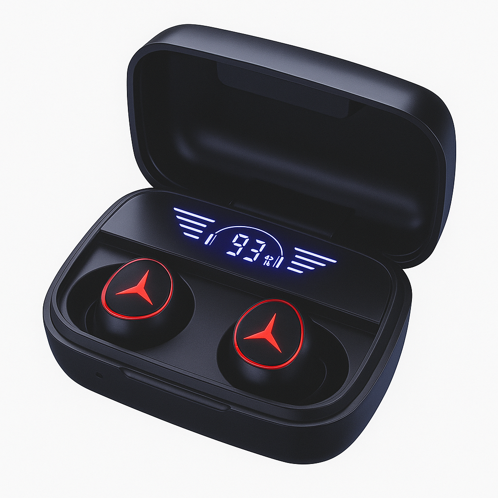 Audífonos Bluetooth M66 Pro – Estilo Gamer con Pantalla LED y Sonido Envolvente