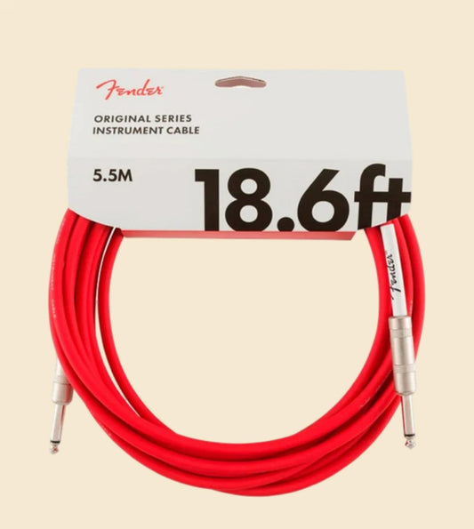 Cable Conexión Fender Original de 5.5 Mtrs - Fiesta Red